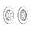 Disque de frein PREMIER Coat+ disc DDF1549C Ferodo DDF1549C