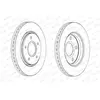 Disque de frein FERODO DDF1807C avant, ventilé, 2 pièce