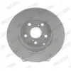 Jeu de 2 disques de frein FERODO DDF1881C - Réf. 1251374