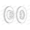 FERODO Disques de frein pour FORD: Transit/Tourneo (Ref: DDF1555C)
