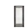 Vitrine avec serrure STELLA 2 coloris noir