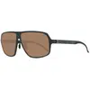 Lunettes de soleil - Mercedes - M3018 - Noir mat - Marron polarisés - UV 3