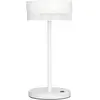 HELL Lampe à table LED rechargeable Mesh, hauteur 30 cm, blanc