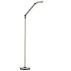 HELL Lampadaire arqué LED Evolo CCT, taupe