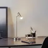 HELL Lampe de table LED Tom, nickel mat
