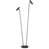HELL Lampadaire LED Tom, à 2 lampe, noir