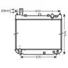 Radiateur moteur AVA COOLING TO2488 AVA