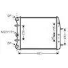 Radiateur, refroidissement du moteur SAA2005 Ava Quality Cooling SAA2005