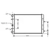 Radiateur, refroidissement du moteur SAA2006 Ava Quality Cooling SAA2006