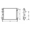 Radiateur, refroidissement du moteur RTA2270 Ava Quality Cooling RTA2270