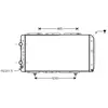 Radiateur, refroidissement du moteur PE2150 Ava Quality Cooling PE2150