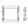 Radiateur, refroidissement du moteur RTA2326 Ava Quality Cooling RTA2326
