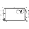 Radiateur, refroidissement du moteur RT2414 Ava Quality Cooling RT2414
