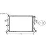 Radiateur, refroidissement du moteur OLA2293 Ava Quality Cooling OLA2293