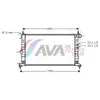 Radiateur, refroidissement du moteur OLA2244 Ava Quality Cooling OLA2244