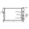 Radiateur, refroidissement du moteur MS2447 Ava Quality Cooling MS2447