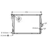 Radiateur, refroidissement du moteur BW2343 Ava Quality Cooling BW2343