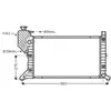 Radiateur, refroidissement du moteur MSA2300 Ava Quality Cooling MSA2300