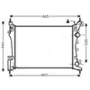 AVA Deutschland GmbH Radiateur moteur pour OPEL: Corsa (Ref: OLA2408)