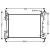 Radiateur, refroidissement du moteur CNA2261 Ava Quality Cooling CNA2261