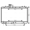Radiateur, refroidissement du moteur SZA2084 Ava Quality Cooling SZA2084