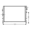 Radiateur, refroidissement du moteur CR2105 Ava Quality Cooling CR2105