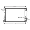 Radiateur, refroidissement du moteur FTA2312 Ava Quality Cooling FTA2312