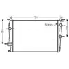 Radiateur, refroidissement du moteur RT2458 Ava Quality Cooling RT2458
