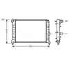 Radiateur, refroidissement du moteur ALA2083 Ava Quality Cooling ALA2083