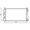 Radiateur, refroidissement du moteur OL2599 Ava Quality Cooling OL2599