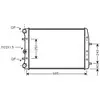 Radiateur, refroidissement du moteur SAA2008 Ava Quality Cooling SAA2008