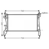 Radiateur, refroidissement du moteur CNA2266 Ava Quality Cooling CNA2266