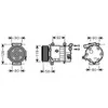 Compresseur de climatisation AVA QUALITY COOLING CNAK255 - Réf. CNAK255