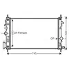 Radiateur, refroidissement du moteur OLA2473 Ava Quality Cooling OLA2473