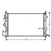 Radiateur, refroidissement du moteur OLA2474 Ava Quality Cooling OLA2474
