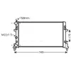 Radiateur, refroidissement du moteur STA2041 Ava Quality Cooling STA2041