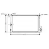 Radiateur, refroidissement du moteur TOA2397 Ava Quality Cooling TOA2397