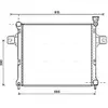 Radiateur, refroidissement du moteur JE2059 Ava Quality Cooling JE2059