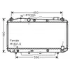 AVA Deutschland GmbH Radiateur moteur pour TOYOTA: RAV4 (Ref: TOA2348)