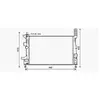 Radiateur, refroidissement du moteur FD2578 Ava Quality Cooling FD2578