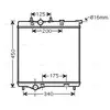 Radiateur, refroidissement du moteur PEA2298 Ava Quality Cooling PEA2298