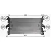 Radiateur, refroidissement du moteur CN2322 Ava Quality Cooling CN2322