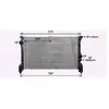 Radiateur, refroidissement du moteur MS2725 Ava Quality Cooling MS2725