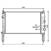 Radiateur, refroidissement du moteur OL2654 Ava Quality Cooling OL2654