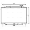 Radiateur, refroidissement du moteur MZ2270 Ava Quality Cooling MZ2270