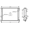 Radiateur, refroidissement du moteur CR2138 Ava Quality Cooling CR2138