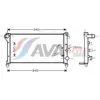AVA Deutschland GmbH Radiateur moteur pour FIAT: Panda (Ref: FTA2379)