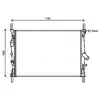 Radiateur, refroidissement du moteur FDA2589 Ava Quality Cooling FDA2589