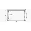 Radiateur, refroidissement du moteur AIA2332 Ava Quality Cooling AIA2332