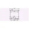 Radiateur, refroidissement du moteur DN2441 Ava Quality Cooling DN2441